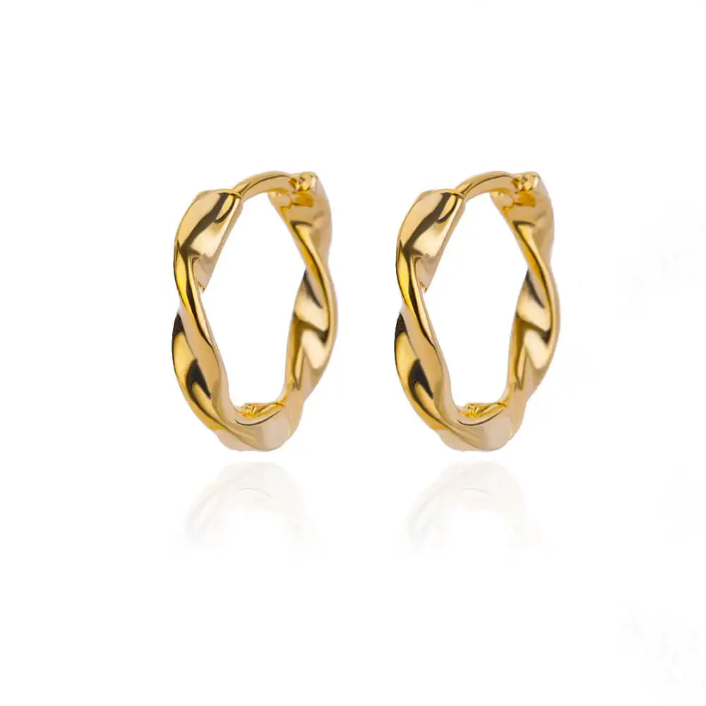 Elegant Round Hoop Earrings
