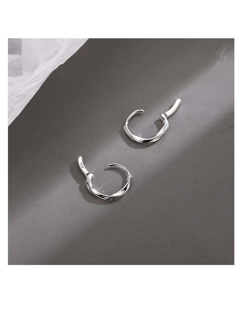 Sterling Round Grace Earrings