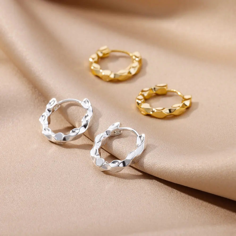 Elegant Round Hoop Earrings