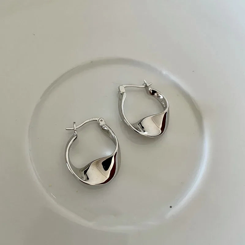 Sterling Silver Signature Earrings