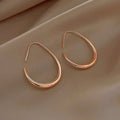 Waterdrop Statement Hoop Earrings