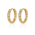 Elegant Round Hoop Earrings