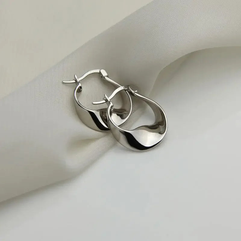 Sterling Silver Signature Earrings