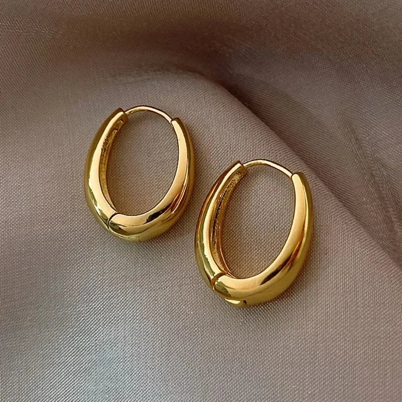 Vintage Metal Drop Earrings